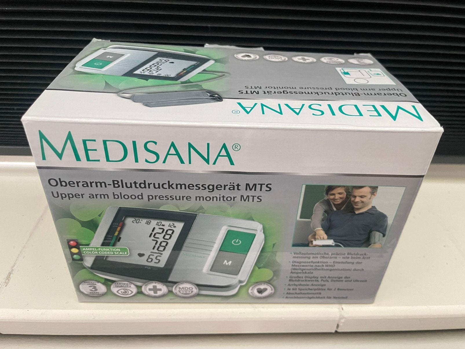 Medisana MTS bloeddrukmeter voor bovenarm, Verzenden, Zo goed als nieuw