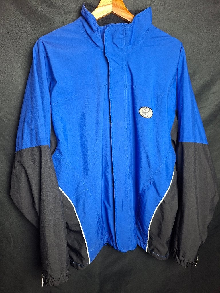 Vintage Nike FIT Windbreaker XL Reflecterend Y2K Jas Jas, Nike, Maat 56/58 (XL), Nike, Nike.com/nl