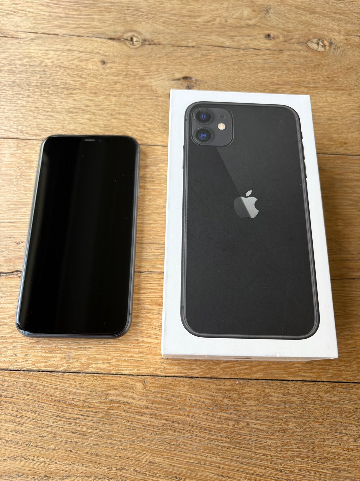 Iphone 11 black zwart 64GB telefoon mobiel, Ophalen, Gebruikt, Zwart, IPhone 11