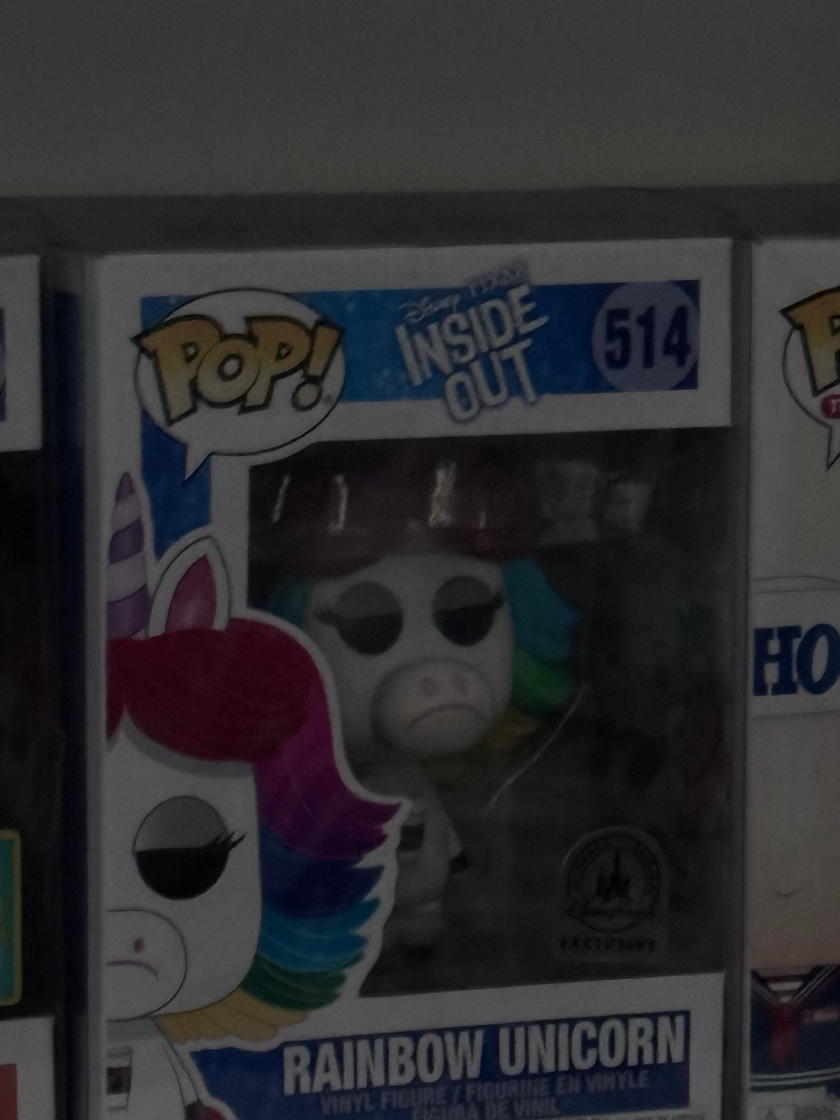 Funko Pop! Inside Out - Rainbow Unicorn #514, Ophalen of Verzenden, Zo goed als nieuw, Jongen of Meisje