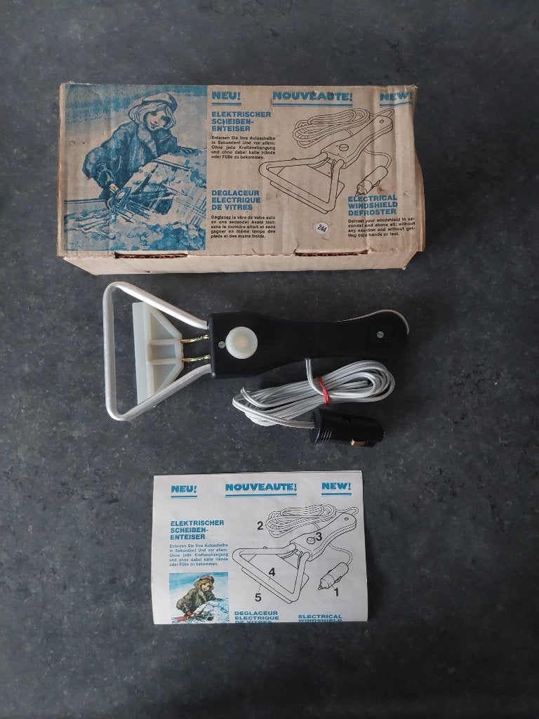 Elecktrische IJskrabber Oldtimer Jaren 50 / 60 / 70 VW Opel, Auto diversen, Auto-accessoires, Verzenden, Nieuw