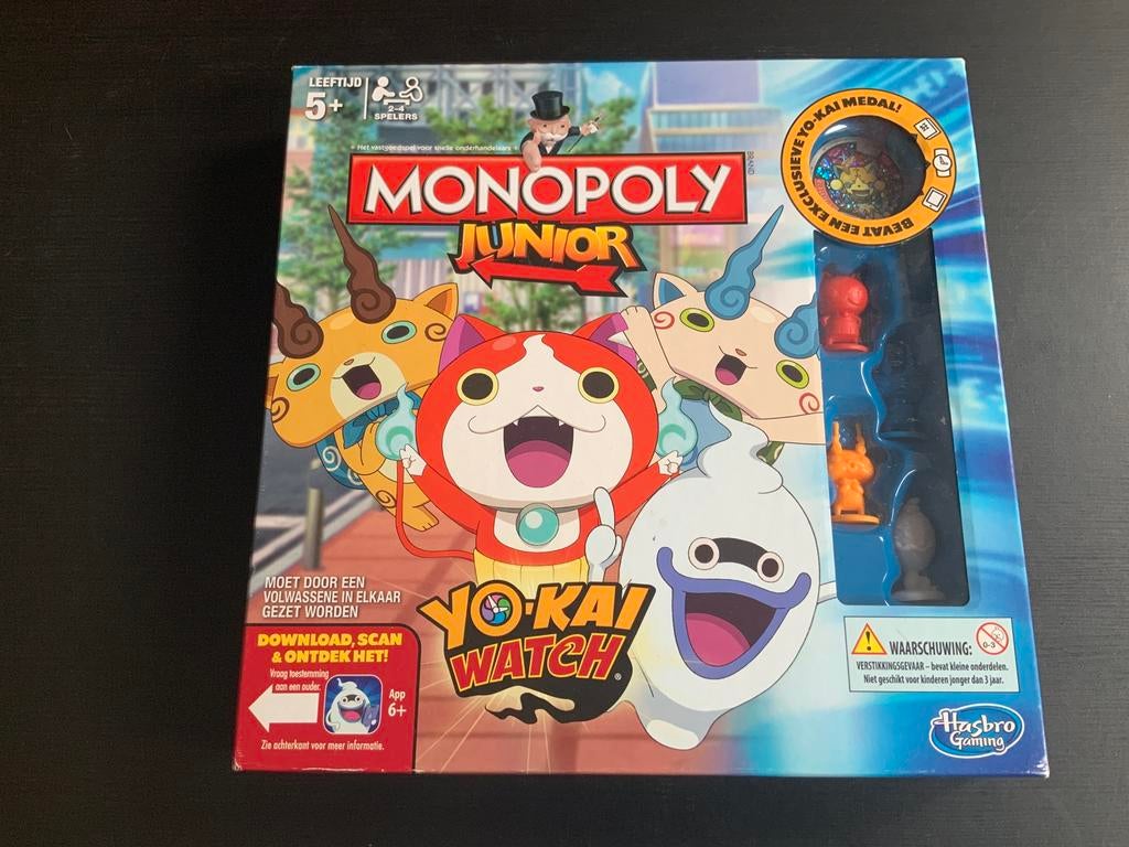 Monopoly Yo-Kai-watch, Hobby en Vrije tijd, Gezelschapsspellen | Bordspellen, Een of twee spelers, Ophalen of Verzenden, Gebruikt