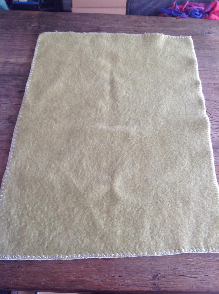 Wollen dekentje, Ophalen, Gebruikt, 70 tot 85 cm, Deken