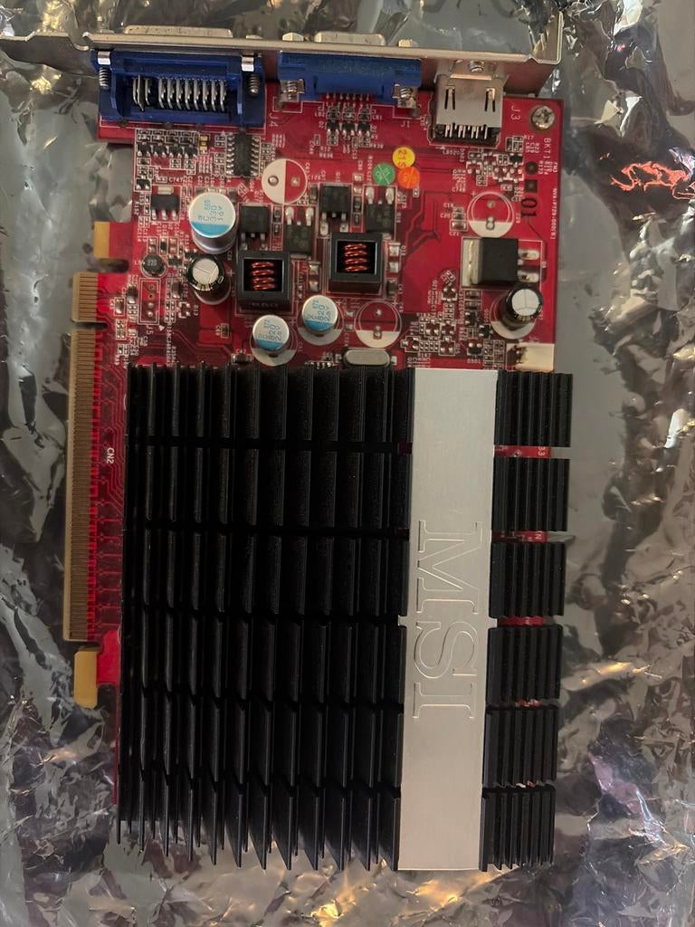 MSI NVIDIA GeForce 8400GS Grafische Kaart (512MB), Gebruikt, HDMI, Ophalen of Verzenden, PCI-Express 1