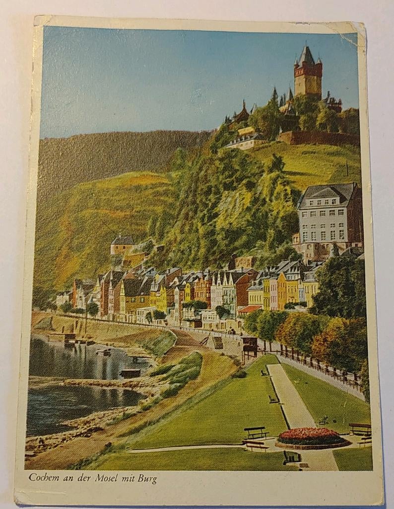 Duitsland Cochem an der Mosel mit Burg, Ophalen of Verzenden, Duitsland