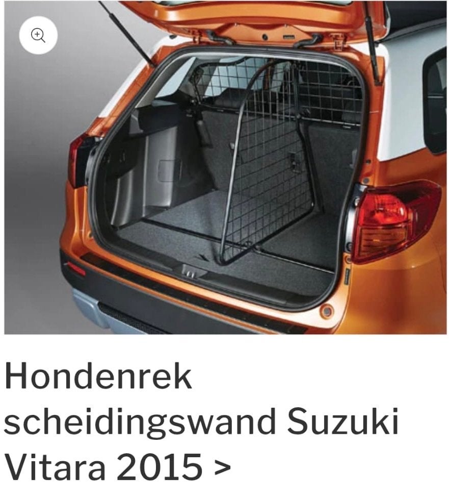 Hondenrek scheidingswand Suzuki Vitara 2015 >, Auto diversen, Ophalen, Gebruikt