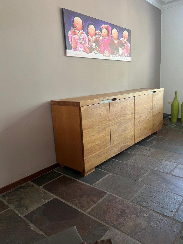 Eiken dressoir, Ophalen, Minder dan 50 cm, Gebruikt, Eikenhout