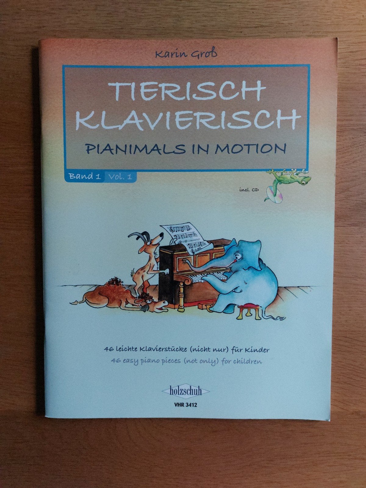 Tierisch Klavierisch Pianimals in Motion Vol. 1 + CD, Ophalen of Verzenden, Zo goed als nieuw, Les of Cursus, Klassiek