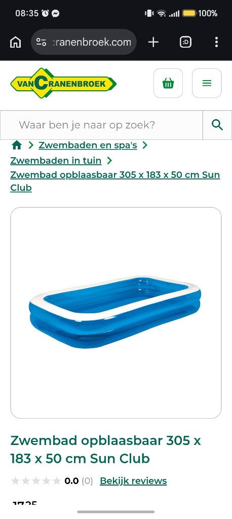 Zwembad, Gebruikt, 80 tot 120 cm, Ophalen of Verzenden, Minder dan 200 cm