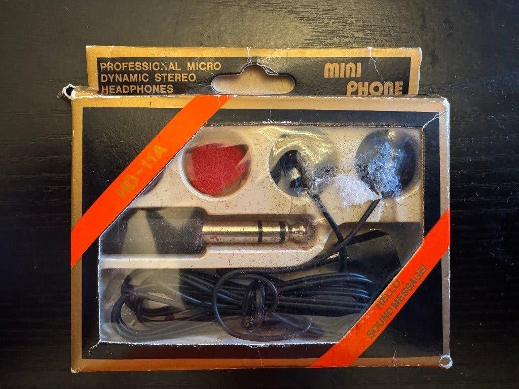 Oortjes Headphone Walkman Discman jaren 80, Ophalen of Verzenden, Overige typen