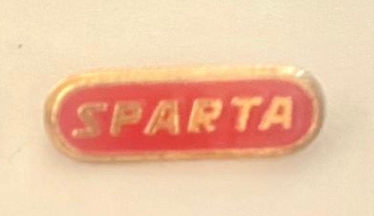 Vintage SPARTA emaille speldje Nederlandse fietsen, Ophalen of Verzenden, Gebruikt