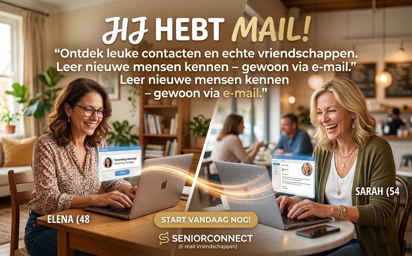 leuke en waarde volle e-mailvriendschap met dame 40 plus, Contacten en Berichten, Vriendschappen