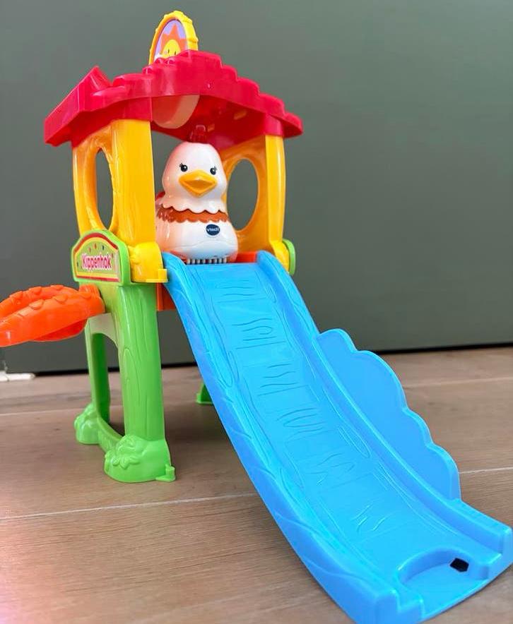 VTech Zoef Zoef Dieren Kippenhok met kip, Kinderen en Baby's, Speelgoed | Vtech, Ophalen, Zo goed als nieuw, 6 maanden tot 2 jaar