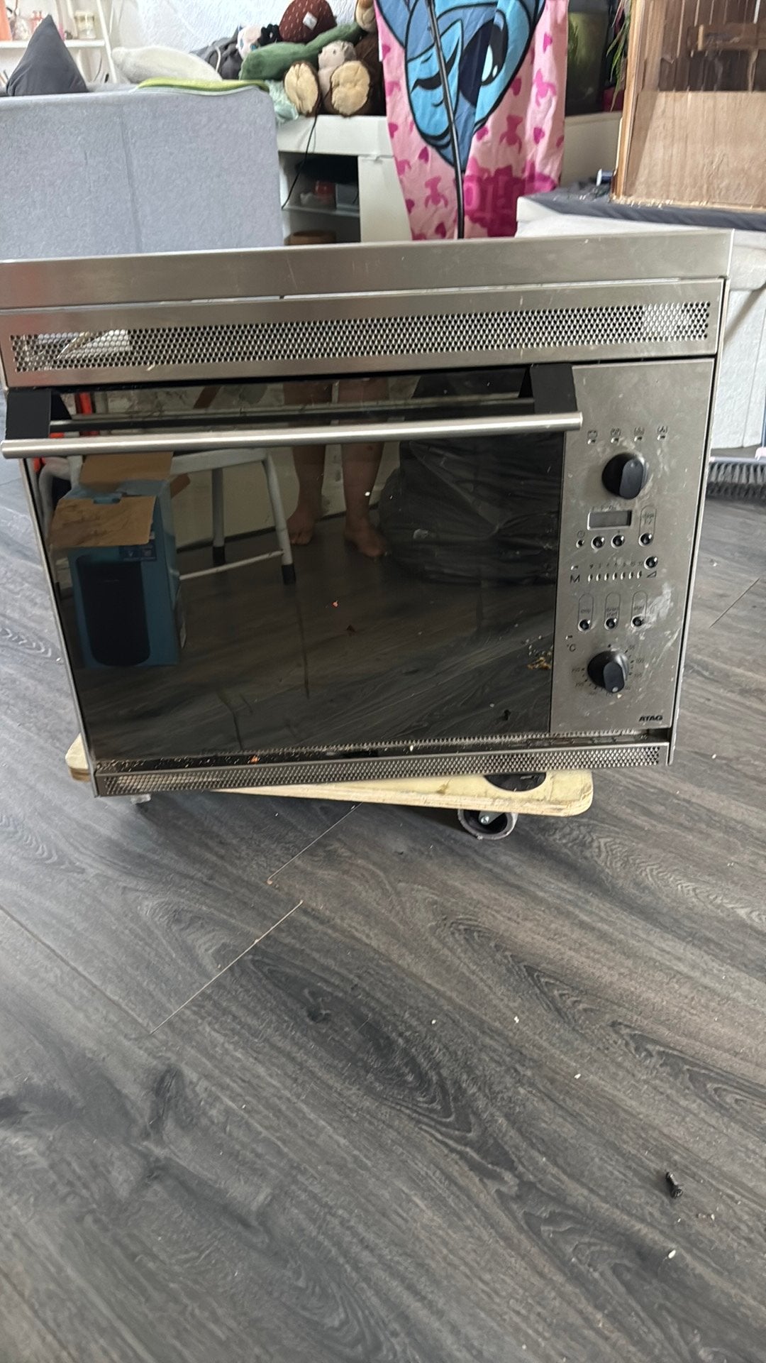 Combie oven en magnetron, Minder dan 45 cm, Gebruikt, Minder dan 45 cm, Ophalen of Verzenden