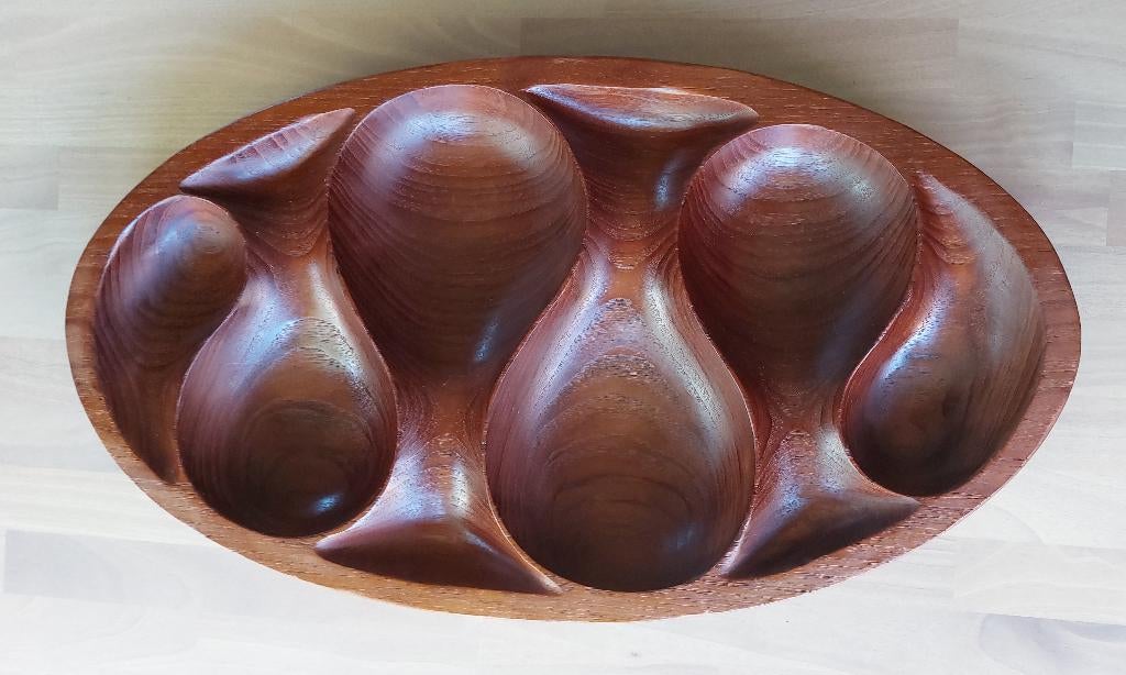 Serveerbord/schaal van hout, Ophalen, Huis en Inrichting