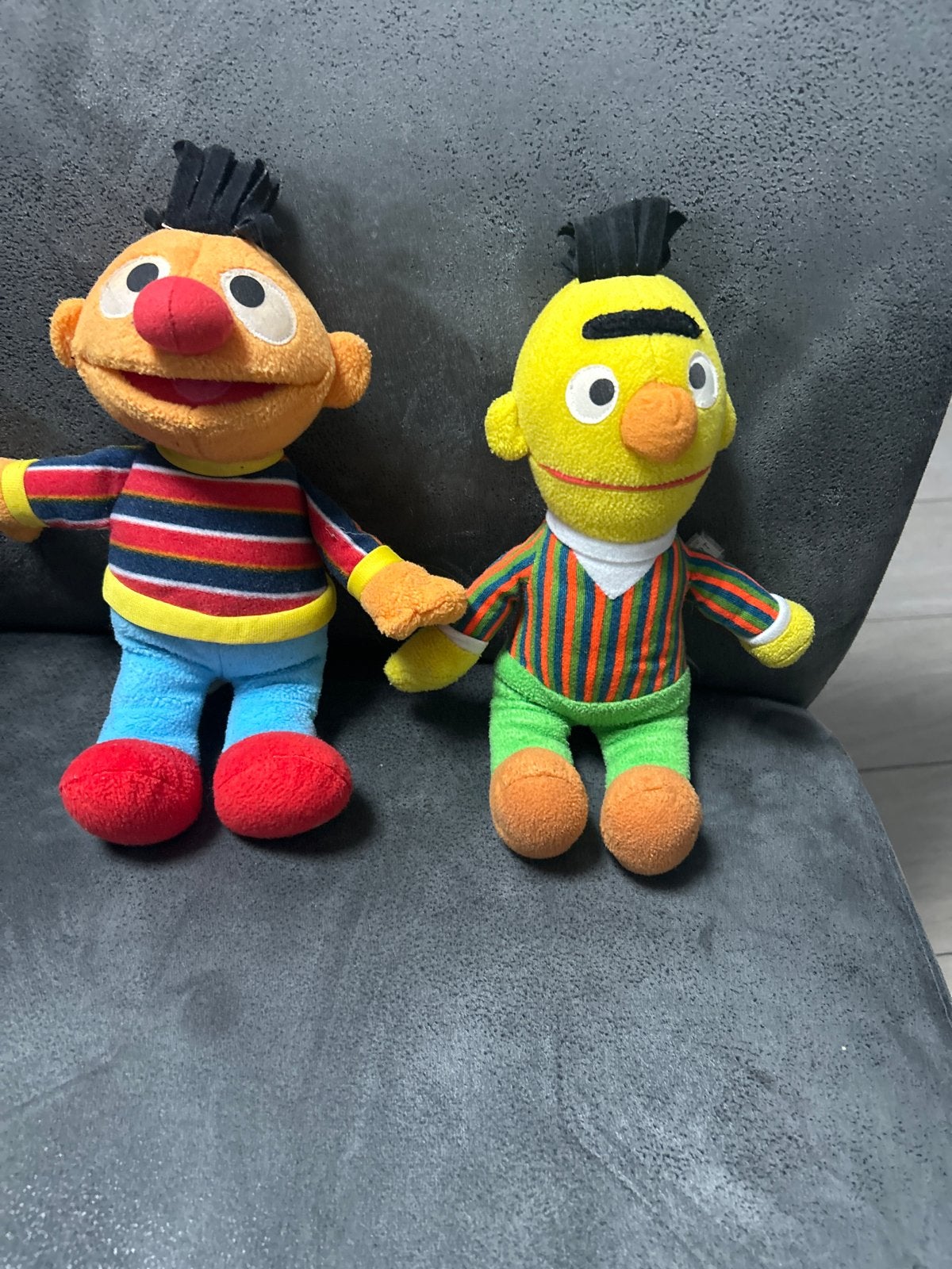 Bert en Ernie vintage knuffels - Sesamstraat, Kinderen en Baby's, Speelgoed | Knuffels en Pluche, Gebruikt, Overige merken, Overige karakters