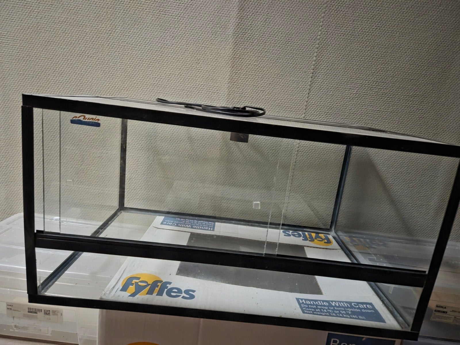terrarium 60 x 30 en fitting, Ophalen