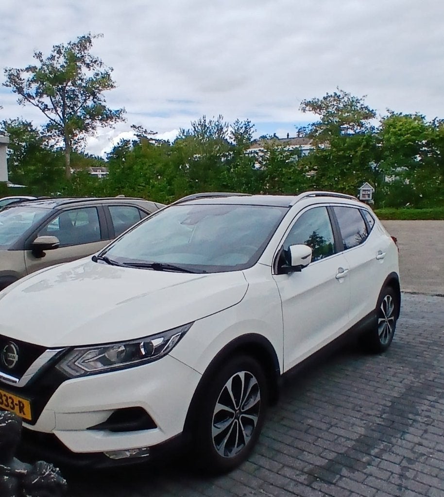 Nissan Qashqai (automaat) met veel opties, Auto's, Nissan, Automaat, Stof, 4 cilinders, Wit