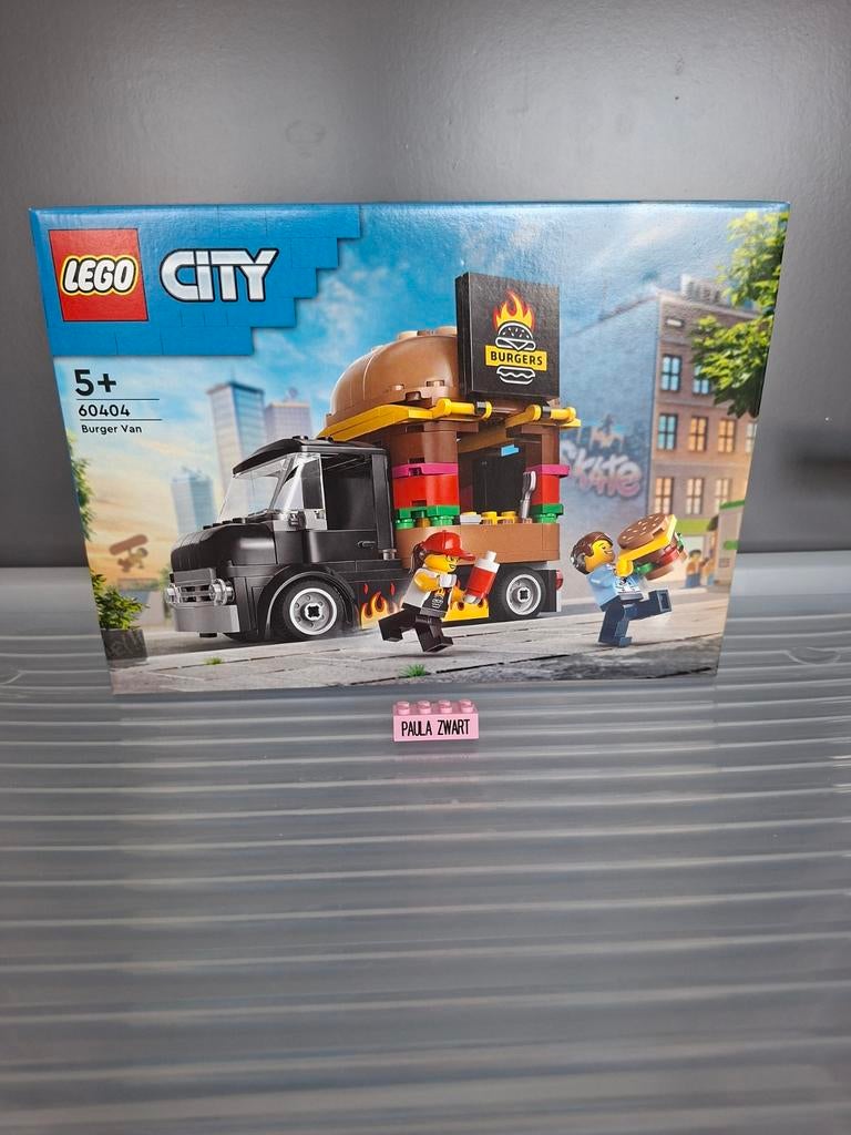 Nieuw Lego City 60404 Burger Van - Ongeopend, Ophalen of Verzenden