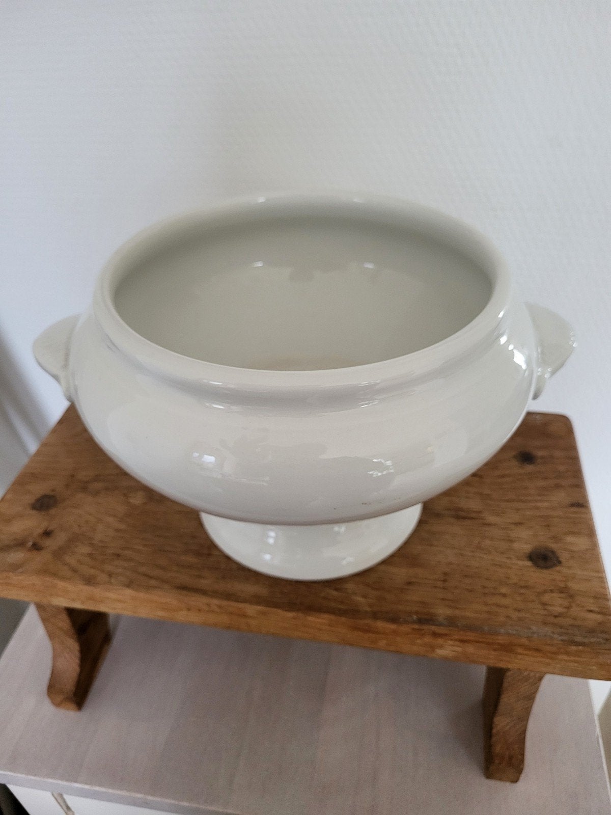 Brocante grote kom vsn Petrus Regout, Ophalen of Verzenden