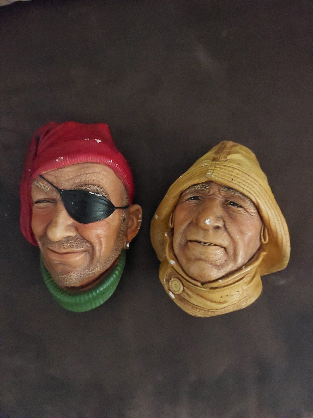 Bossons hoofden, Verzamelen, Ophalen of Verzenden, Mens