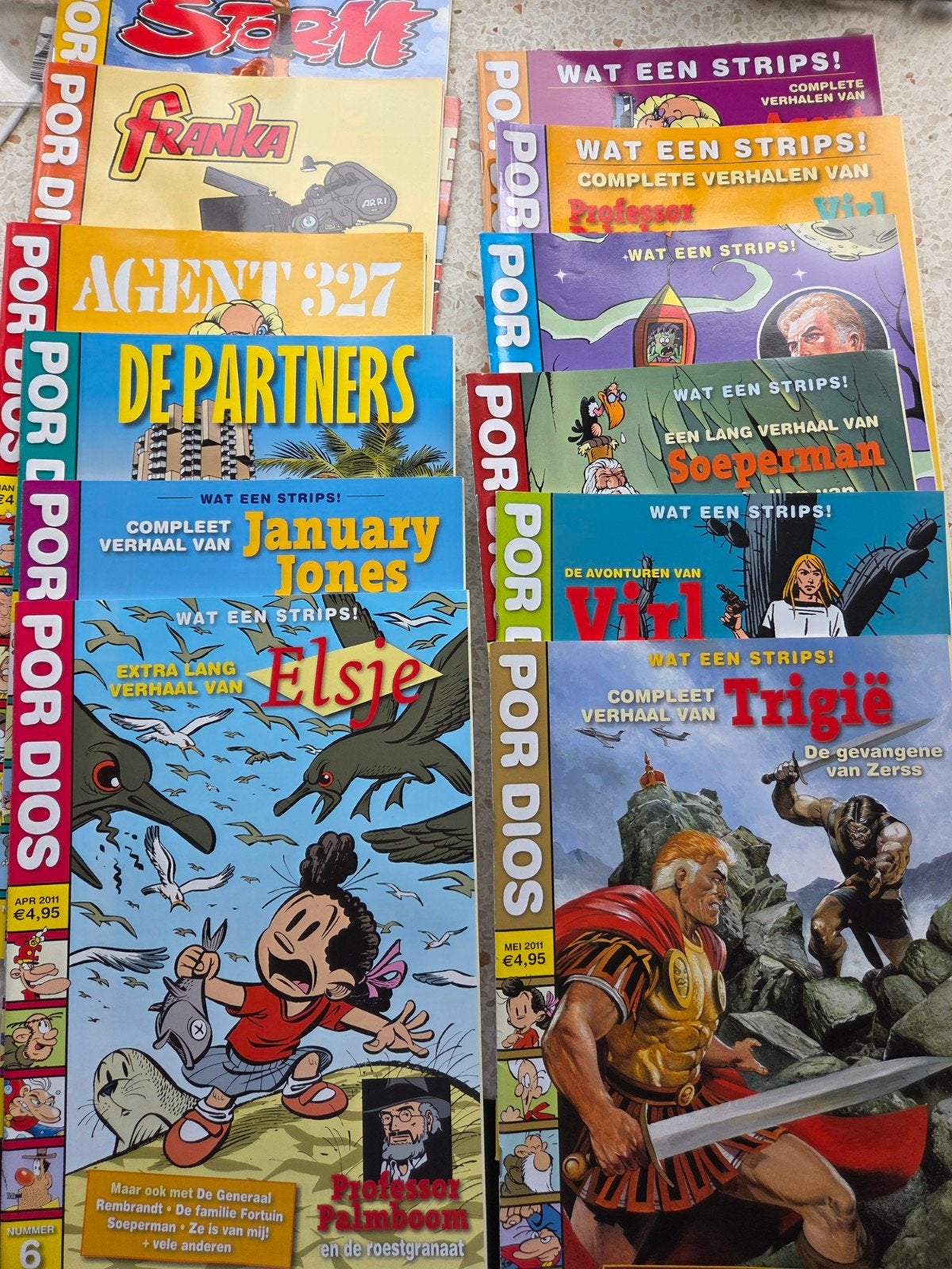 por dios 12x, Meerdere stripboeken, Verzenden, Nieuw