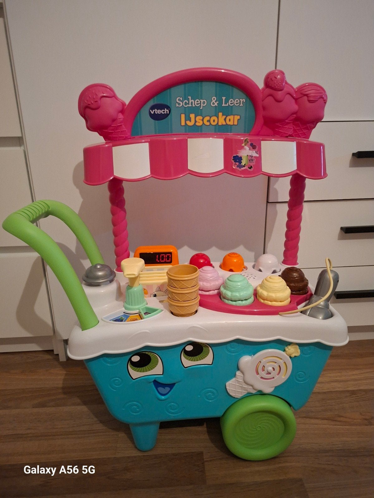 Ijskar vtech, Ophalen, Zo goed als nieuw