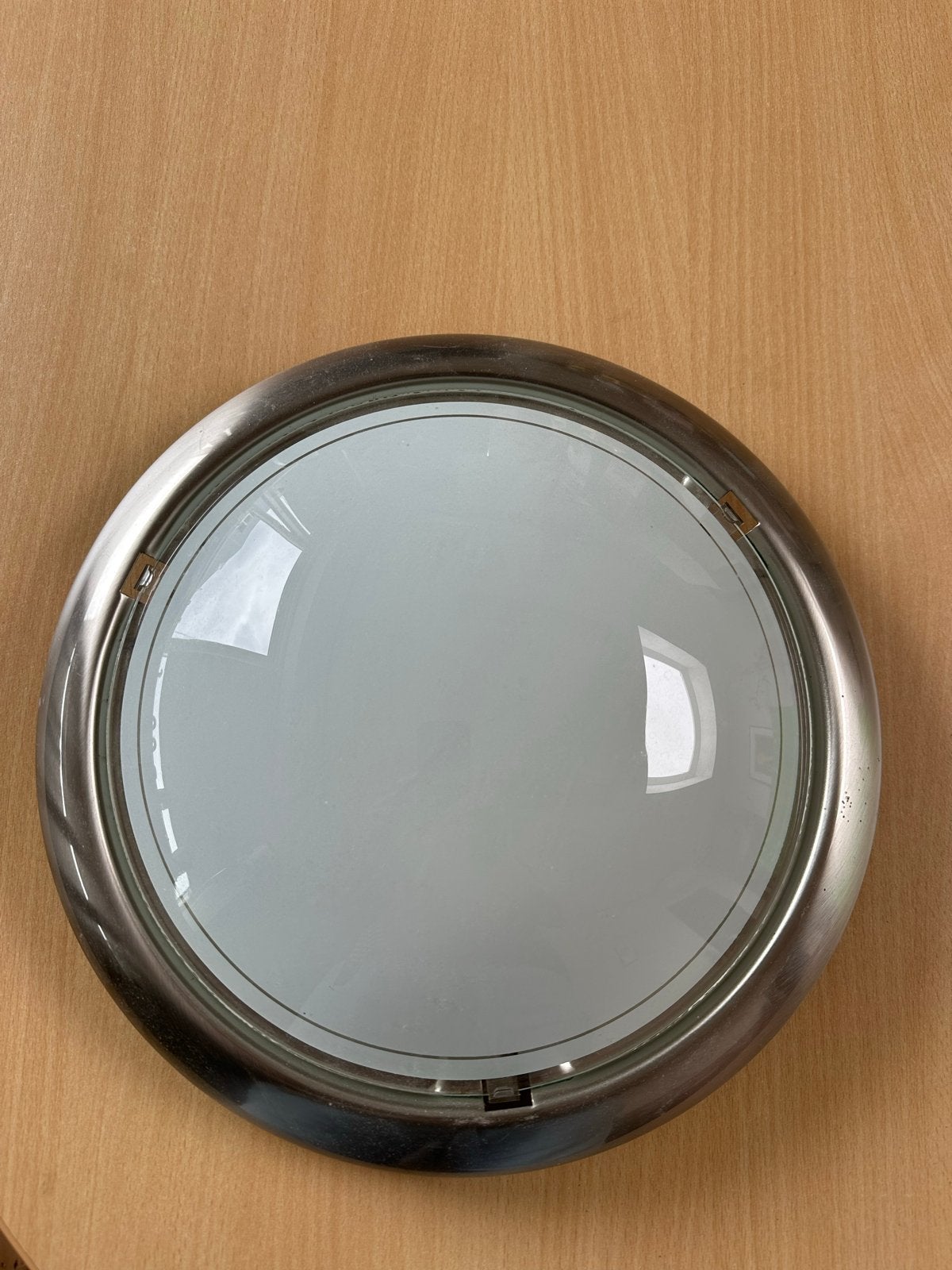 Massive Plafonnière Rond 31cm met E27 Fitting, Huis en Inrichting, Lampen | Plafondlampen, Ophalen of Verzenden, Gebruikt, Metaal