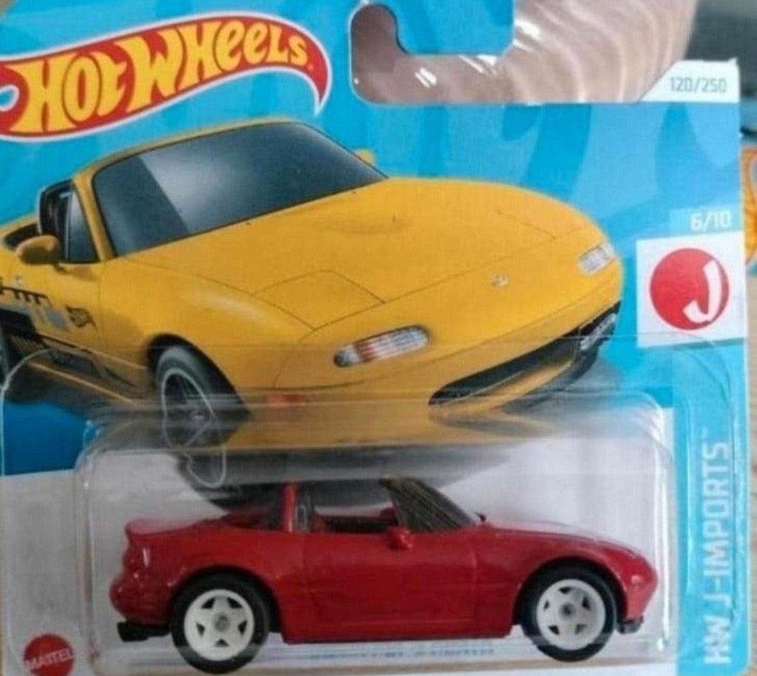 unieke RODE MAZDA MIATA MX5, BORBET VELGEN, NIEUWE LAK, Hobby en Vrije tijd, Modelauto's | 1:50, Ophalen of Verzenden, Nieuw, Auto
