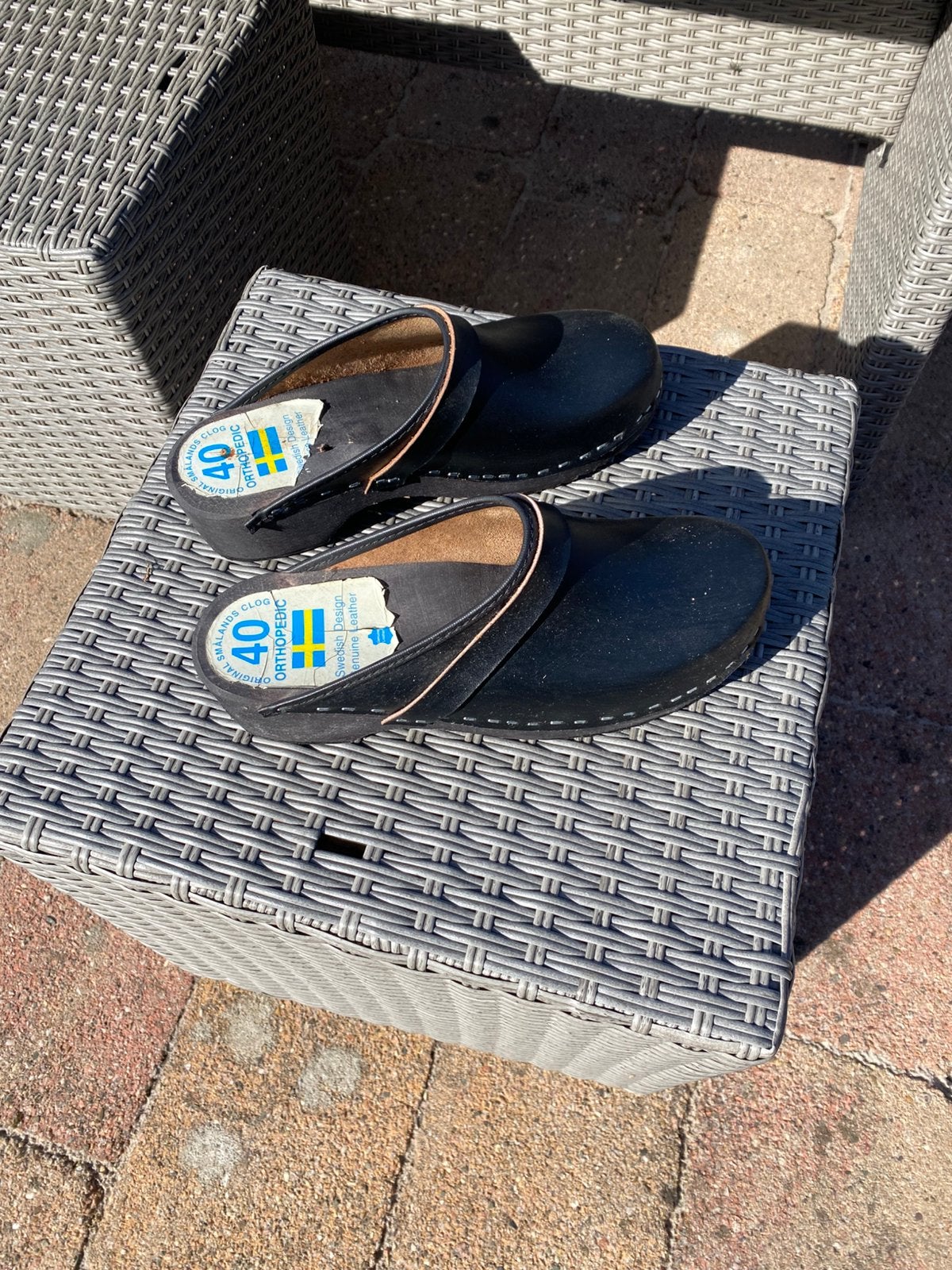 Zwarte klompen, Ophalen of Verzenden, Zo goed als nieuw, Zwart, Werkschoenen