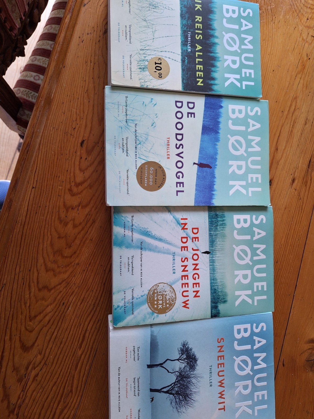 Samuel Bjørk Thriller Boekenreeks - 4 Delen, Ophalen of Verzenden, Gelezen, Samuel Bjørk, Scandinavië