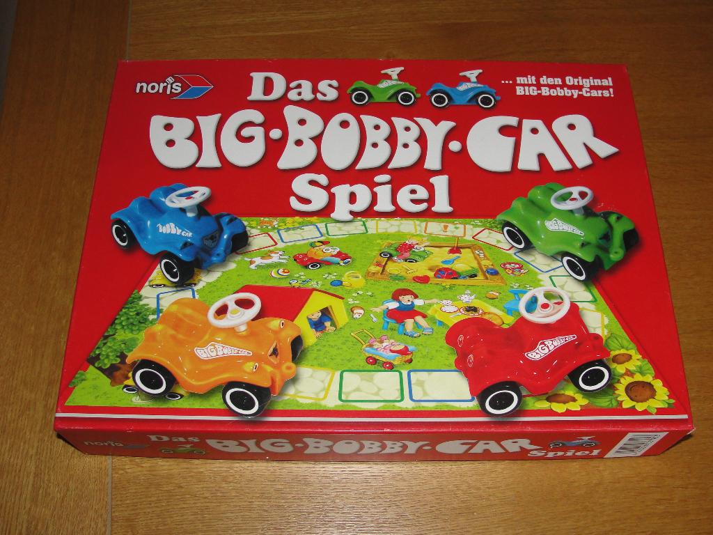 Big Bobby Car het spel, Een of twee spelers, Ophalen of Verzenden, Zo goed als nieuw, NORIS