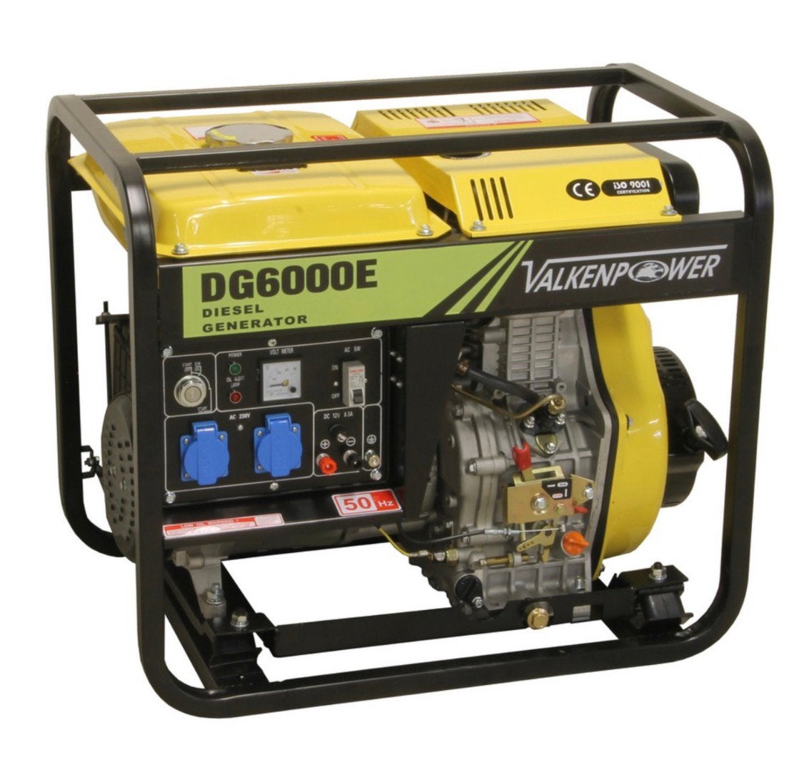 Diesel generator set open type 230V 6kVA with ATS / Nieuw, Ophalen, Nieuw