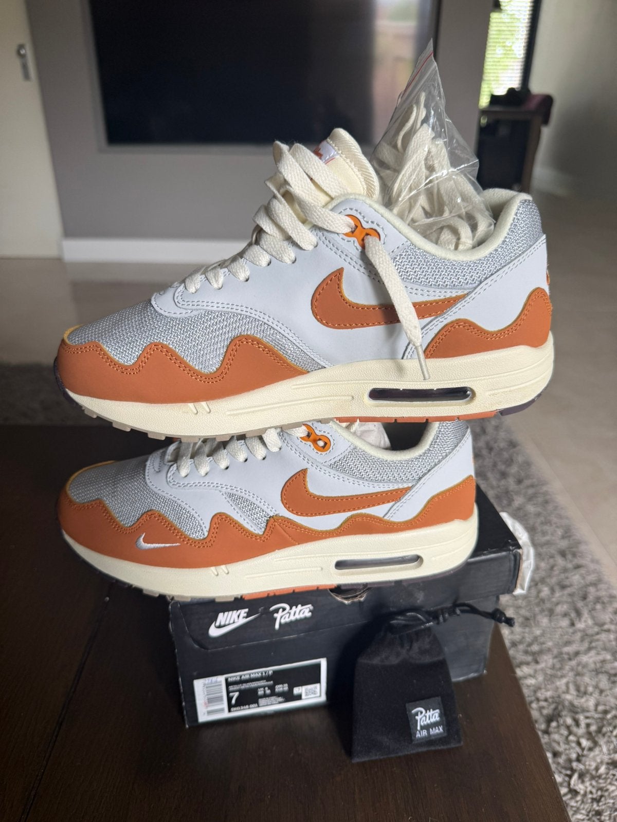 Nike air max 1 Patta maat 40 Nieuw in originele doos, Overige kleuren, Nieuw, Ophalen of Verzenden, Sneakers of Gympen