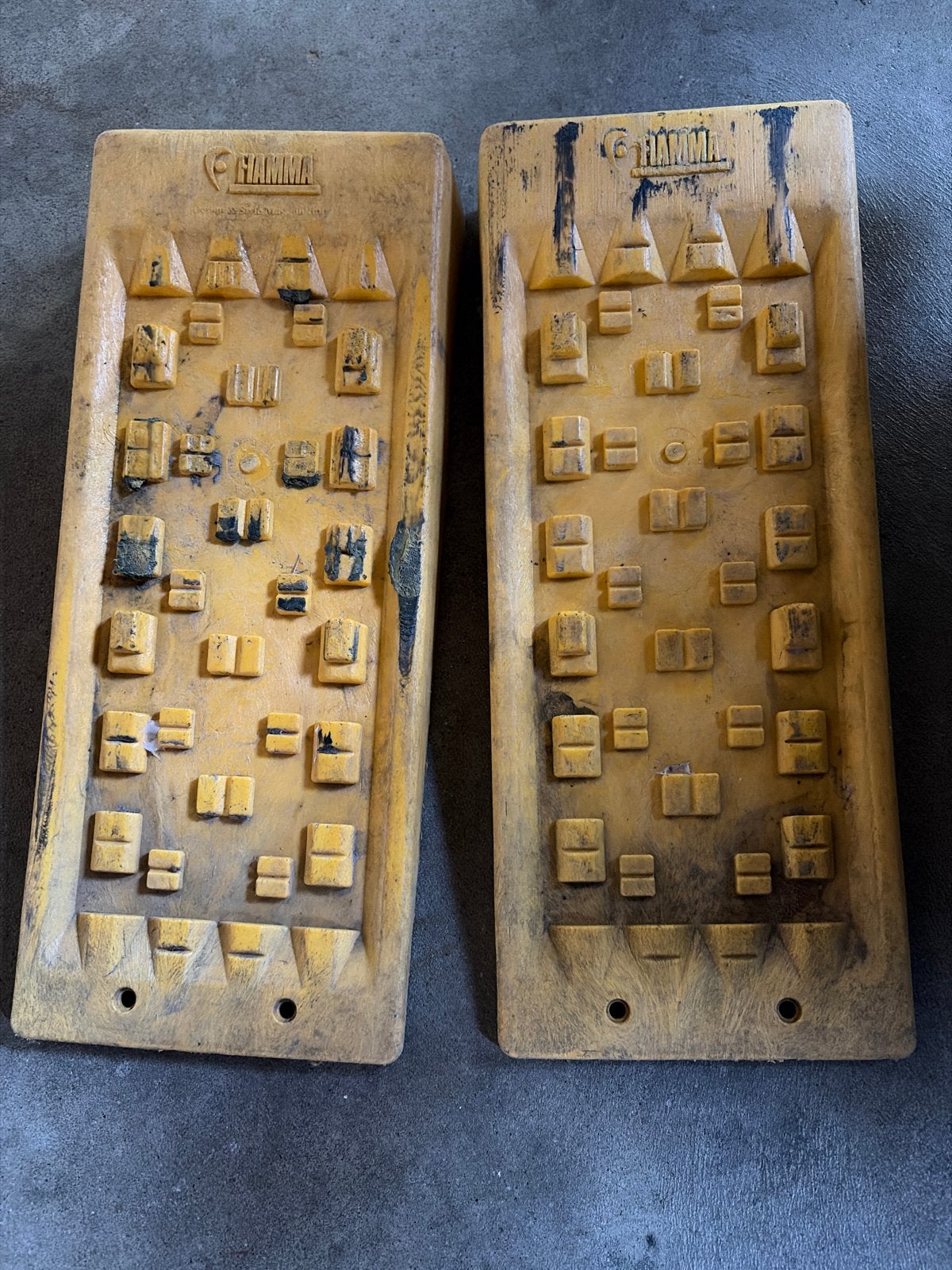 Fiamma Oprijblokken / Keggen voor Caravan of Camper, Ophalen of Verzenden, Gebruikt