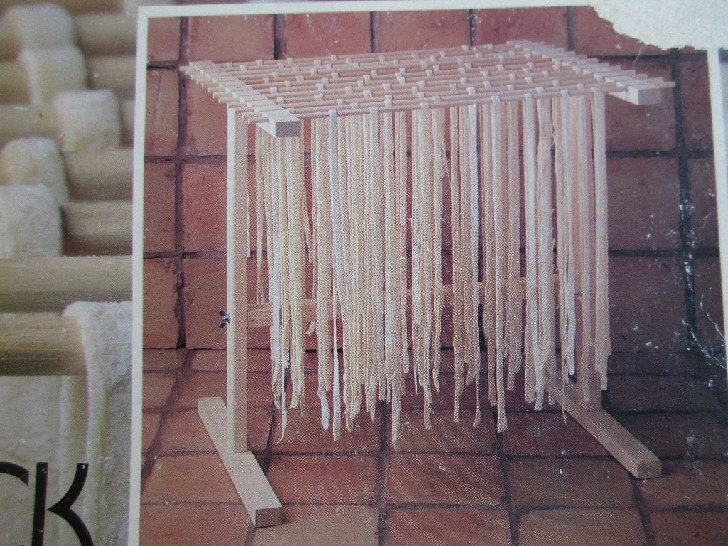 nieuw in doos: vintage Himark houten pasta droogrek, Overige typen, Ophalen of Verzenden, Nieuw, Hout