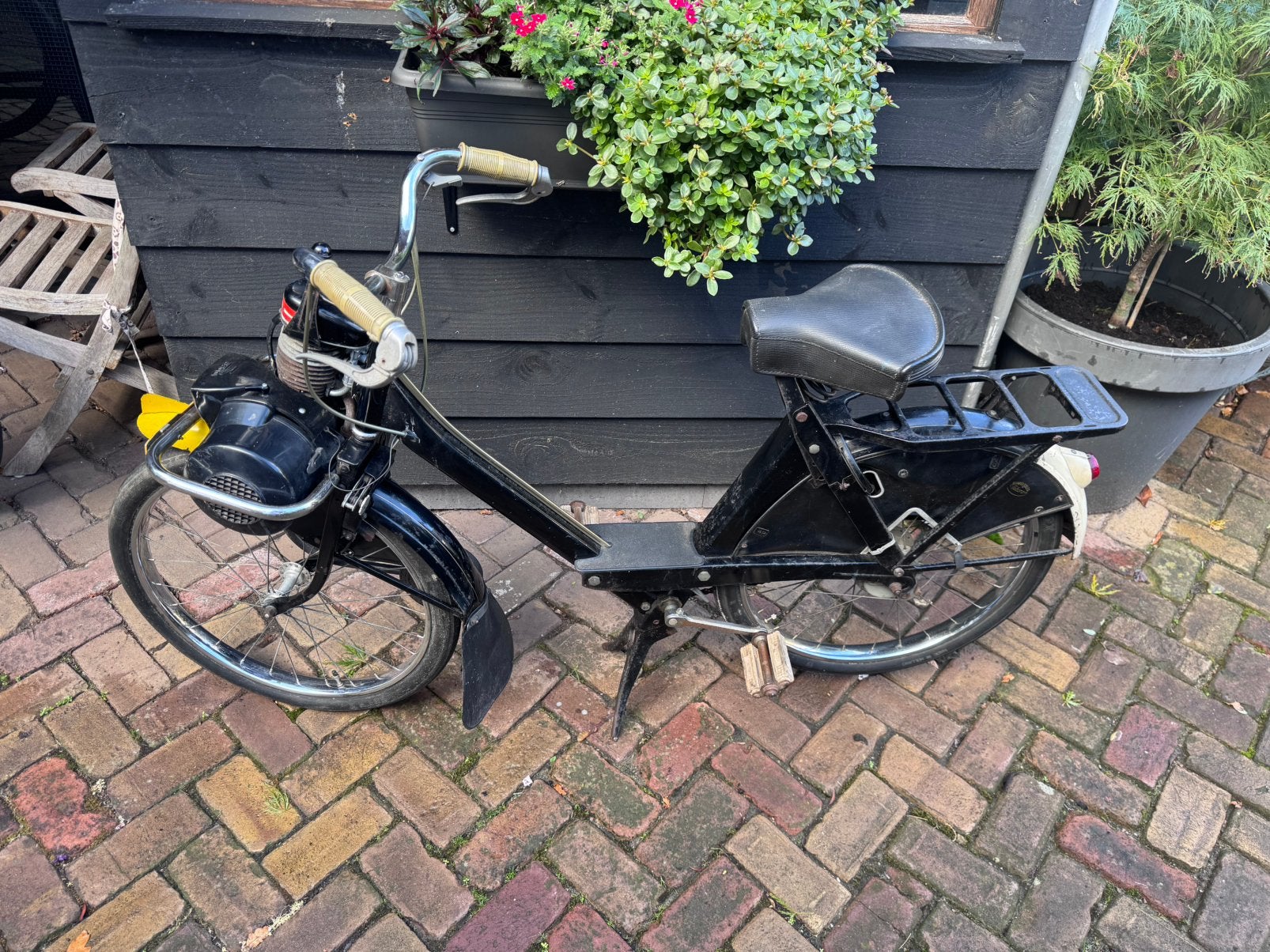 Schuurvondst Barnfind zwarte Franse Velo Solex 3800, Ophalen of Verzenden, Gebruikt, Maximaal 25 km/u