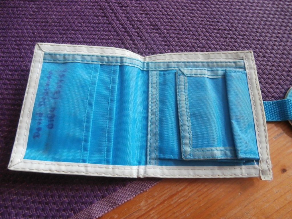 portemonnee Postbank nu ING met ING Leeuw blauw kinderen, Ophalen of Verzenden, Gebruikt