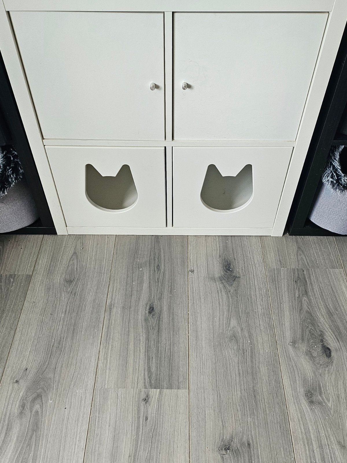 Ikea Kallax kast wit met katten box, Ophalen of Verzenden