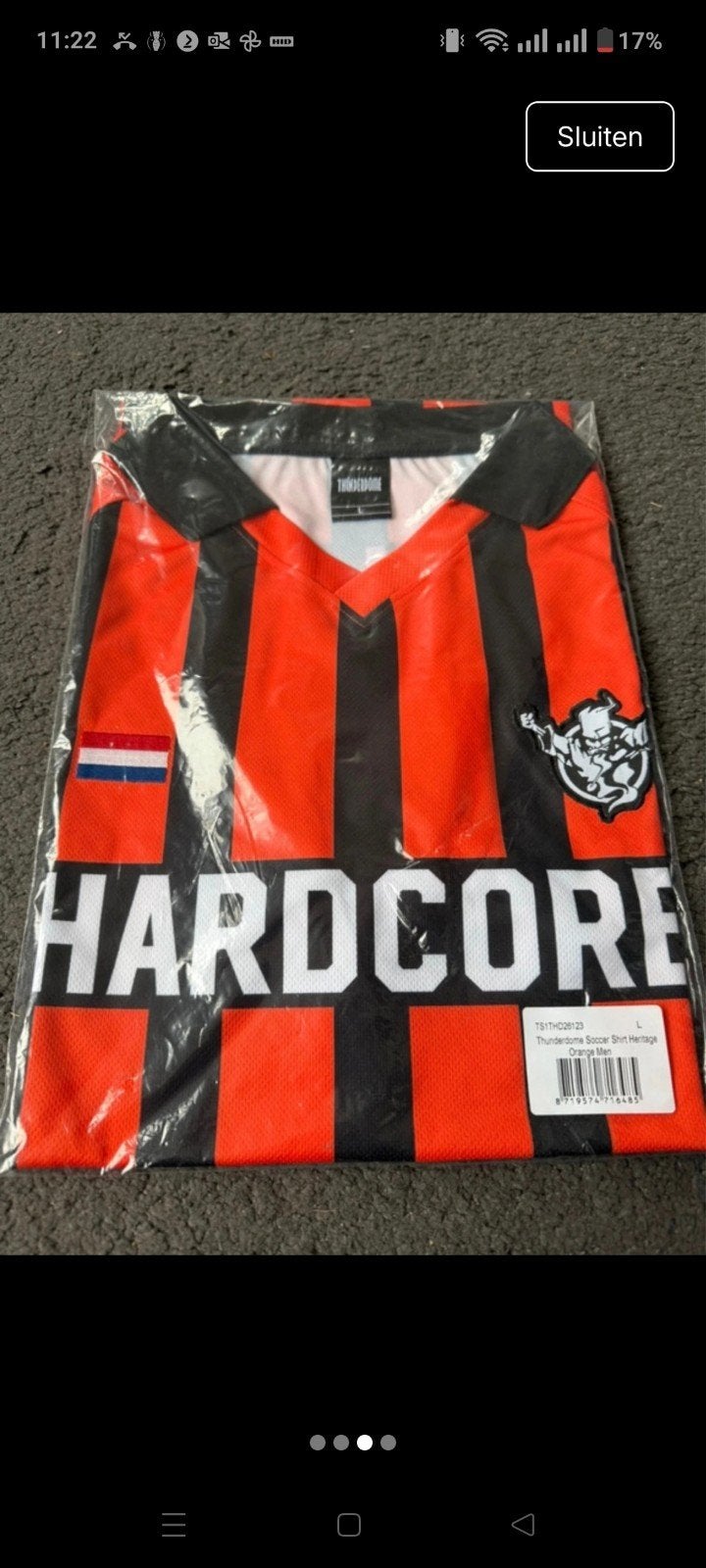 Thunderdome Holland shirt L (nieuw), Maat 52/54 (L), Meerkleurig, Thunderdome, Nieuw