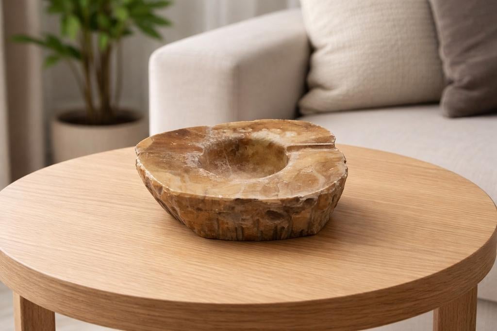 Unieke Onyx Asbak / Decoratieve Schaal, Ophalen of Verzenden