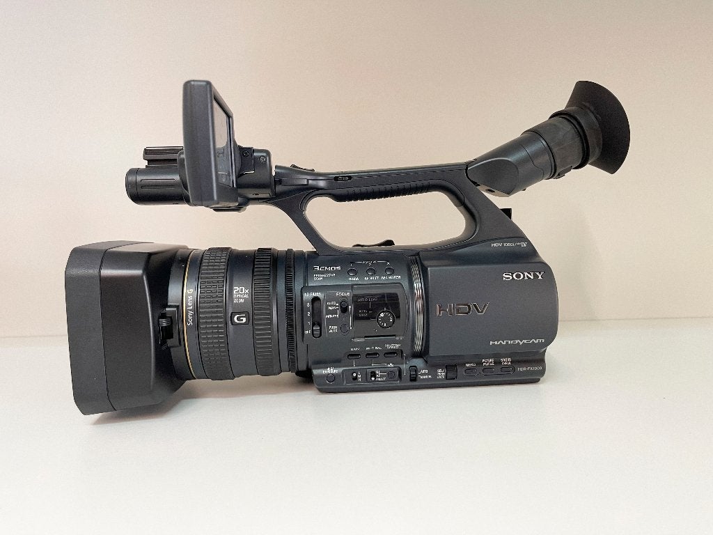 SONY HDR-FX1000E Professionele Full HD 1080i/HDV/MiniDV, N, N, 20x of meer, Ophalen of Verzenden