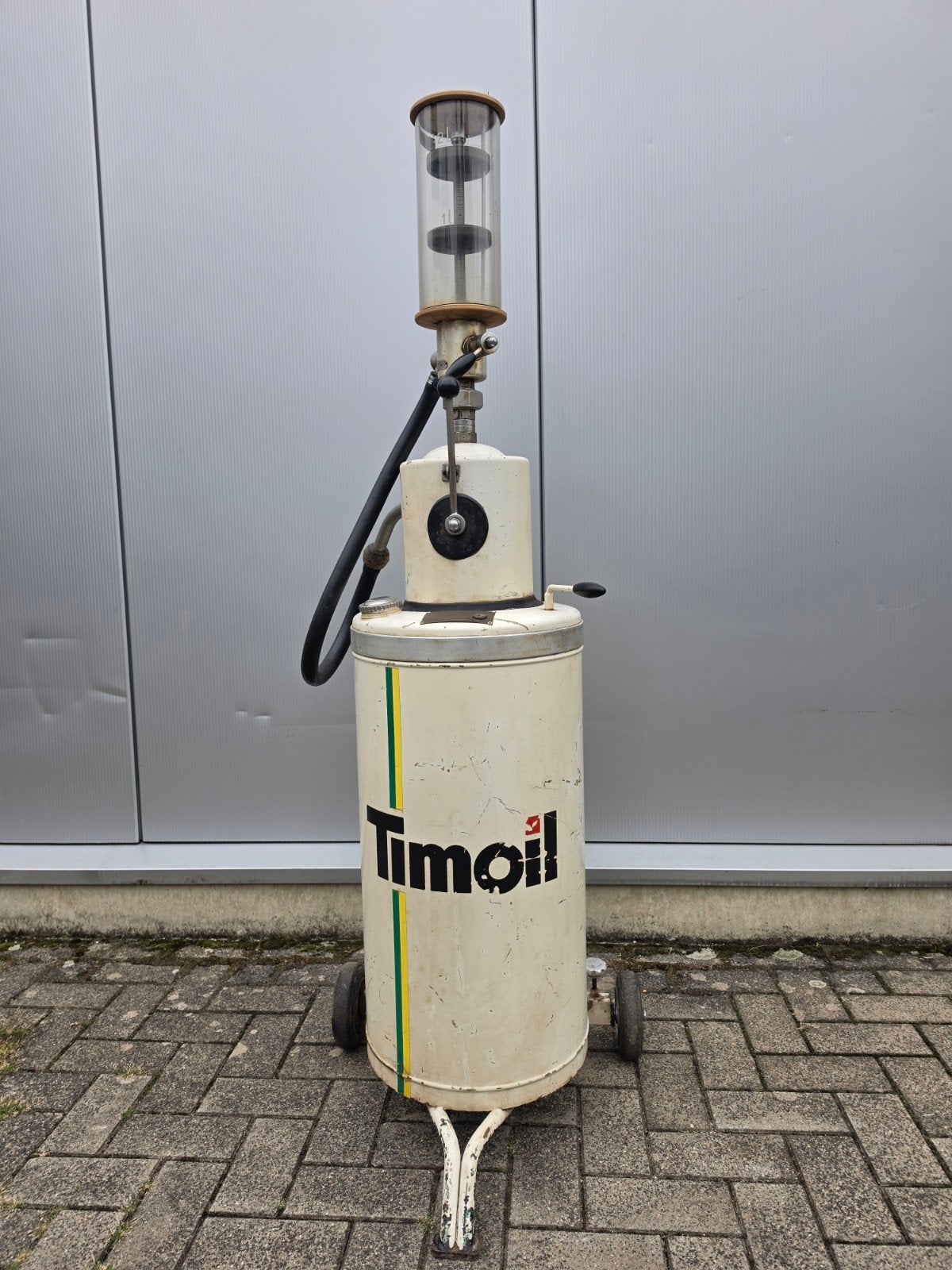 TimOil 2-takt Benzine Pomp uit 1960 - Zeer Mooie Staat, Ophalen