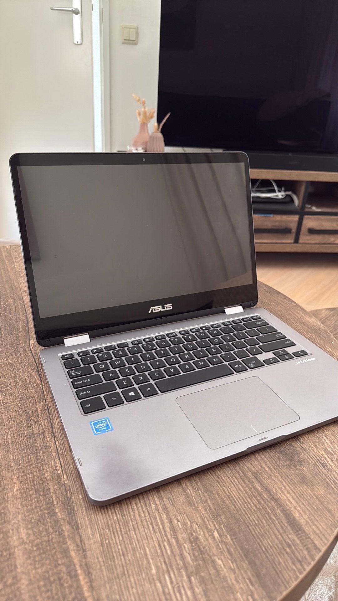 ASUS TP401N 2-in-1 laptop + oplader, Computers en Software, Ophalen, Gebruikt, 14 inch, Minder dan 2 Ghz