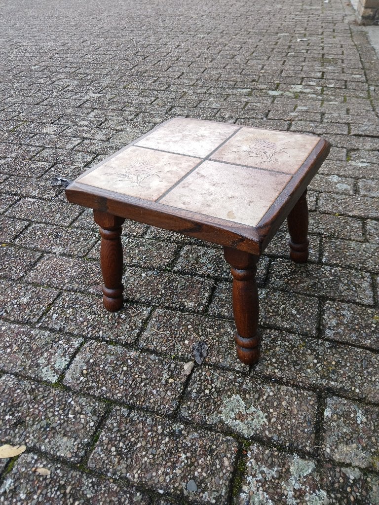 Bijzettafeltje, Minder dan 45 cm, Minder dan 55 cm, Gebruikt, Vierkant