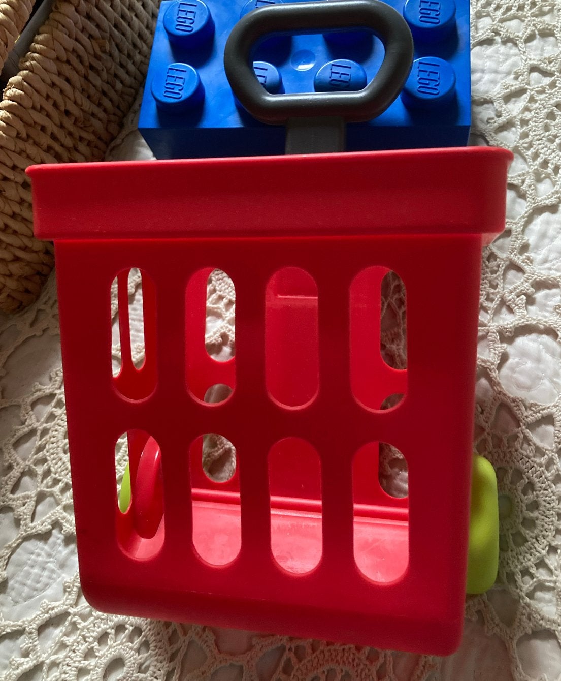 Kinder boodschappen wagentje op wieltjes, Ophalen of Verzenden, Gebruikt