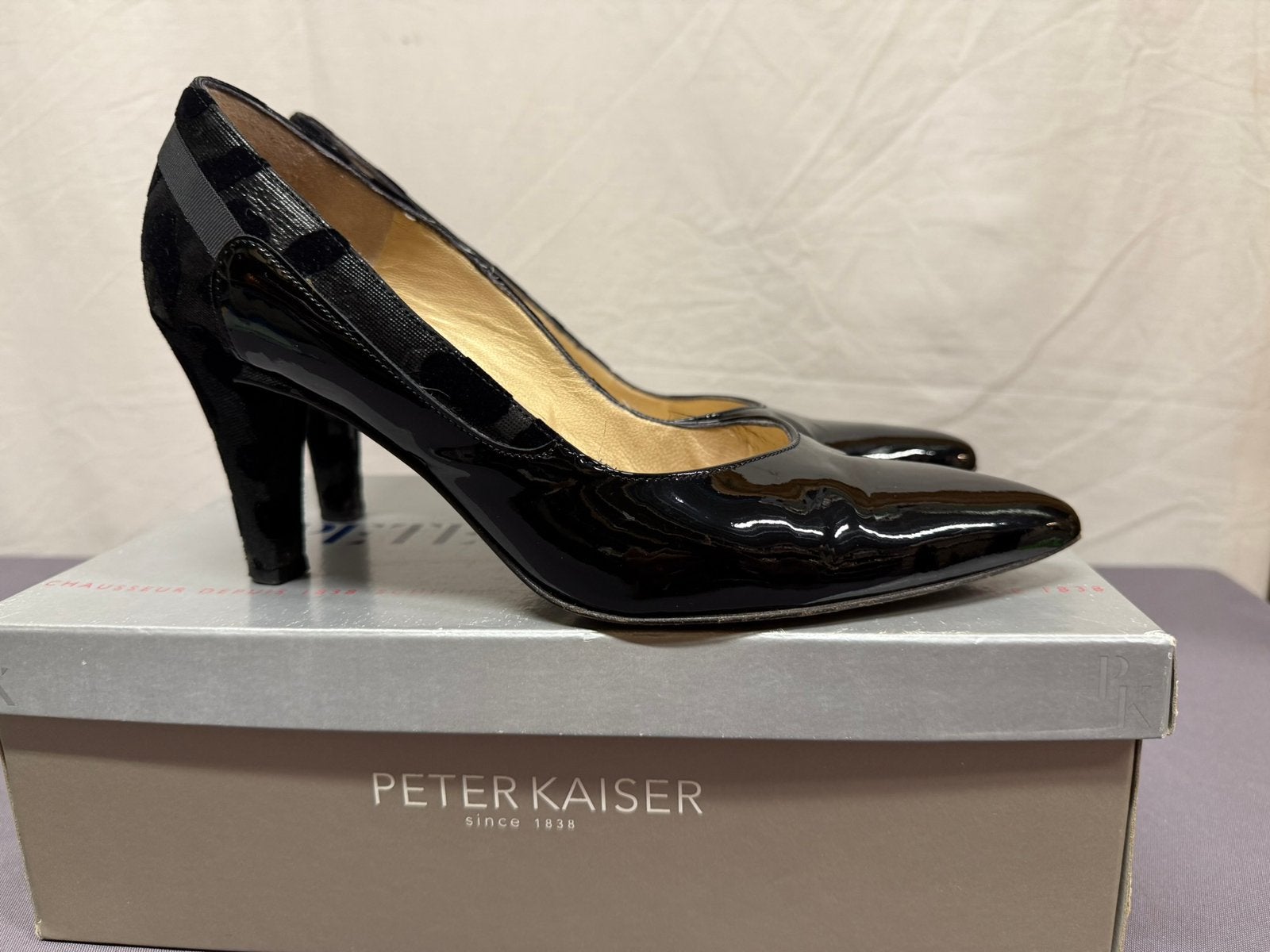 Peter Kaiser pumps hoge hak maat 5 1/2, Pumps, Zwart, Onbekend, Ophalen of Verzenden