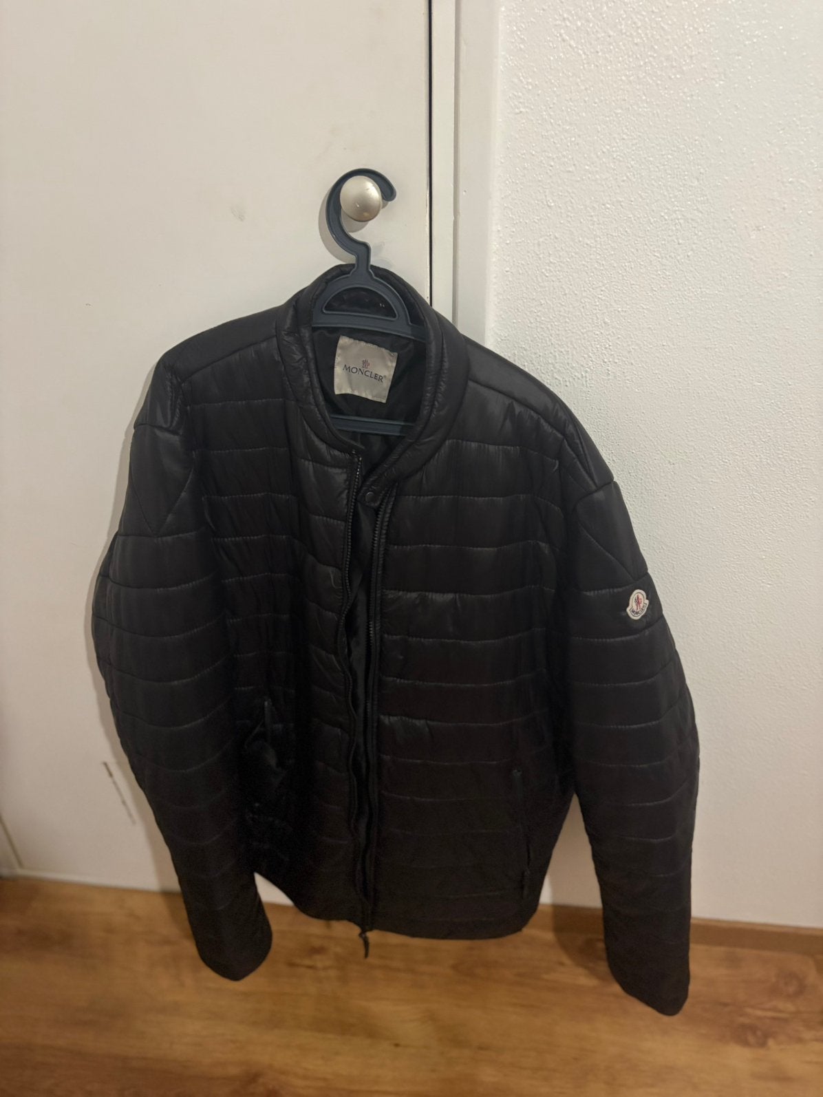 Moncler Jas, Ophalen of Verzenden, Zo goed als nieuw, Maat 56/58 (XL), Zwart