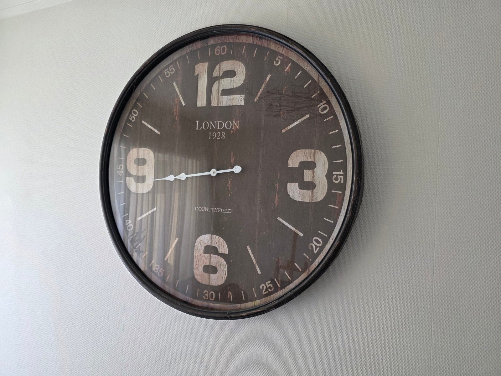 Mooie grote klok 90cm, Ophalen of Verzenden, Zo goed als nieuw, Wandklok
