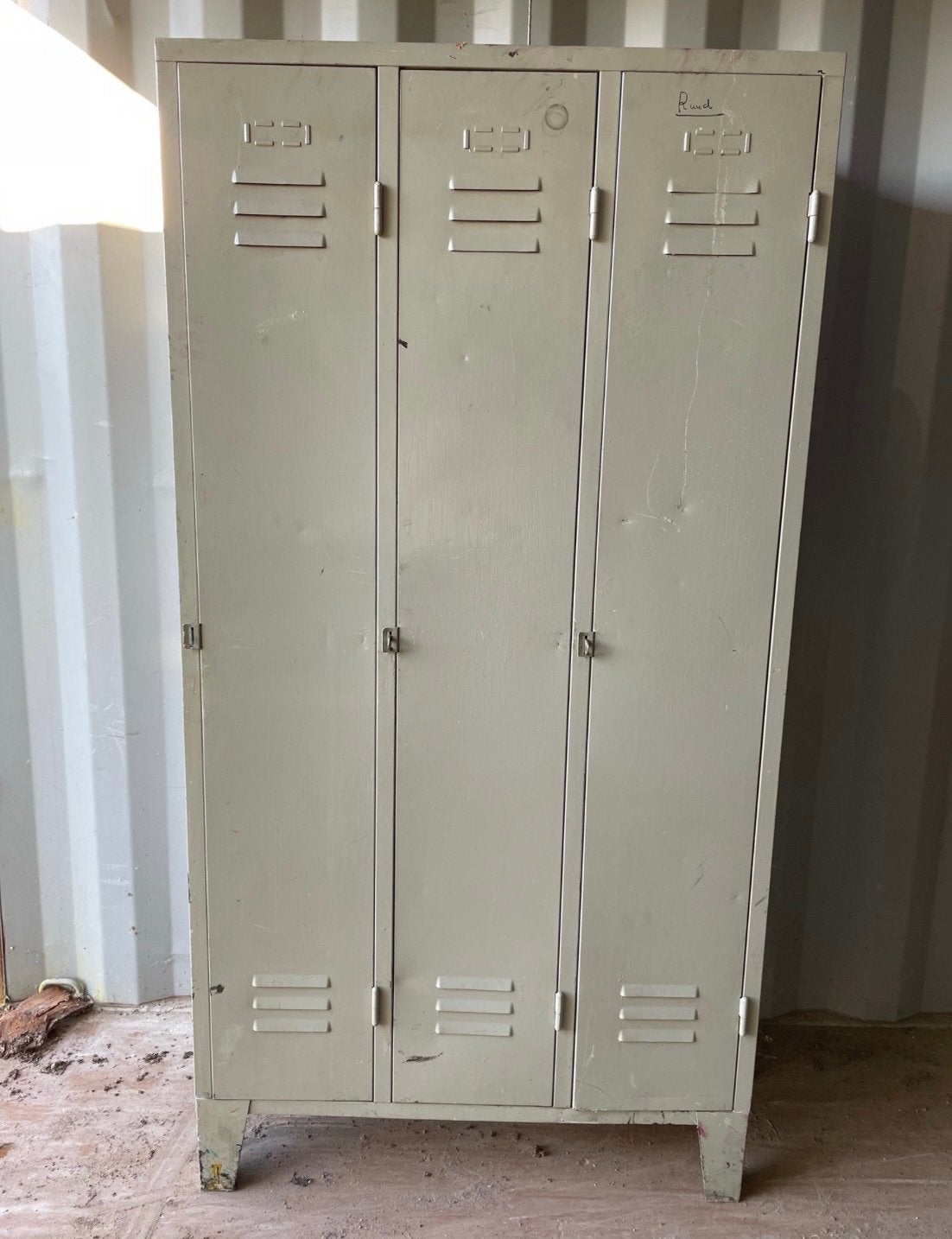 Lockerkast stalen kast, Antiek en Kunst, Ophalen